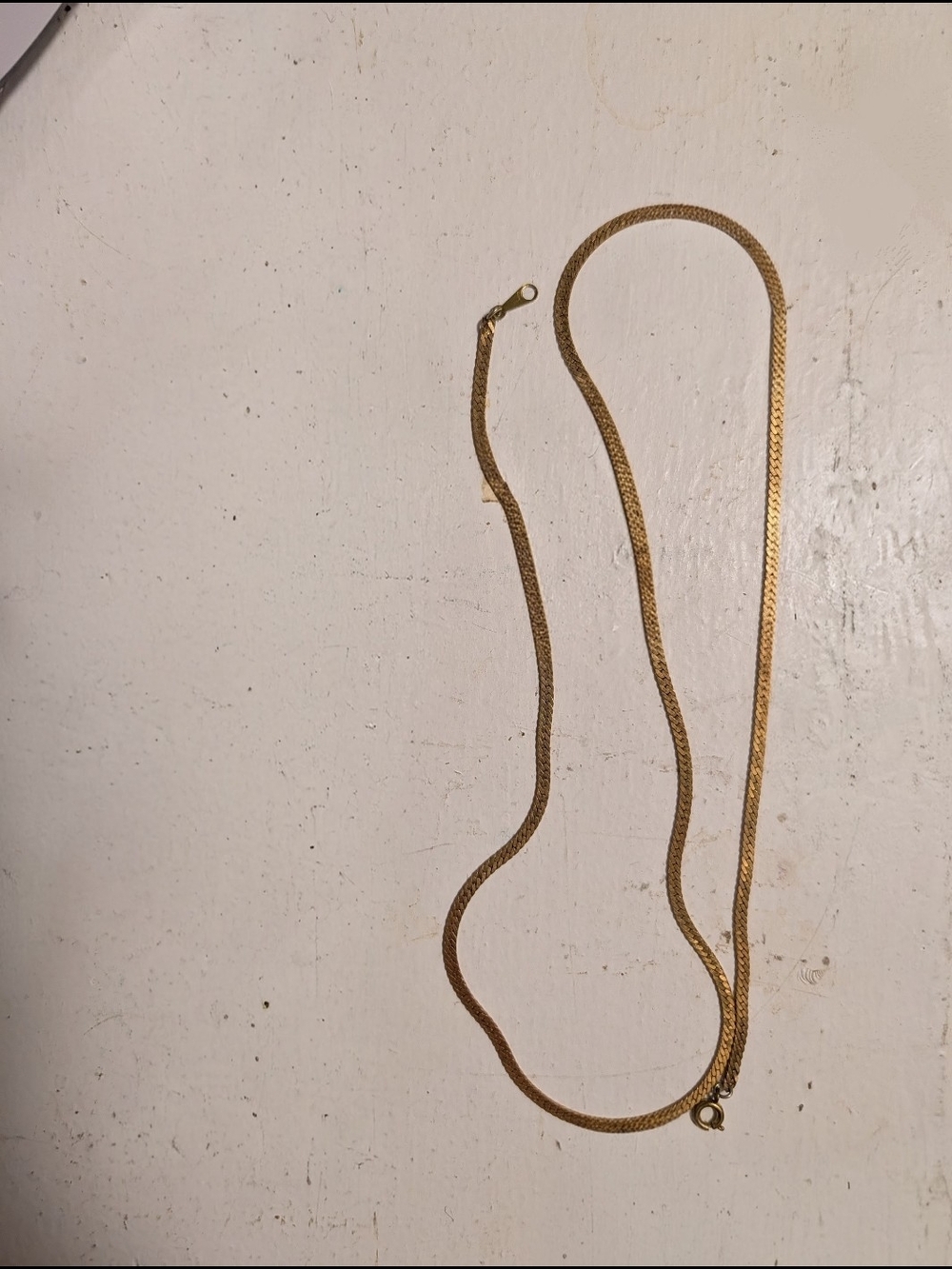 24" Gold Tone 3mm Herringbone Necklaces